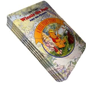 Walt Disney's Winnie the Pooh and His Friends 4 Board Book Set Tigger Piglet Roo